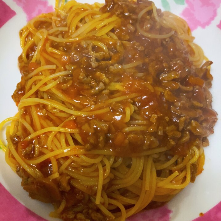 美味しい！ミートスパゲティ